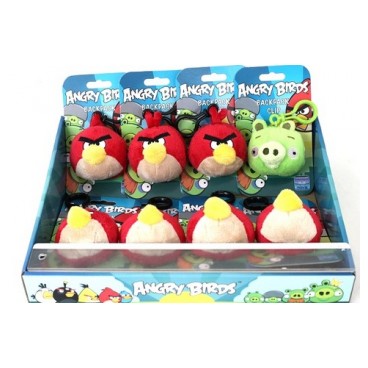 Peluche porte clé Angry Bird (Réf 1159 par lot de 24 pcs)