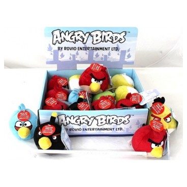 Peluche Angry Bird 12cm (Réf 1160 par lot de 24 pcs)