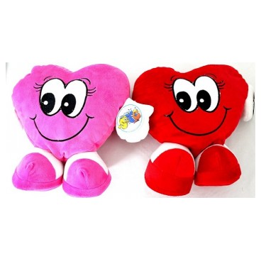 Peluche coeur (Référence: 10394-Colisage: 36)