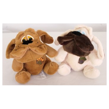 Peluche chien 25 cm (Réf 1269 par lot de 24 pcs)