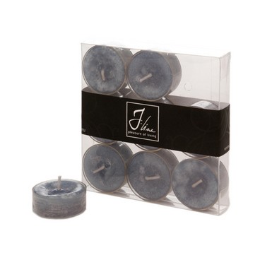 Boîte 9 bougies bleu pétrole (Réf 93270 par 24 btes de 9 pcs)