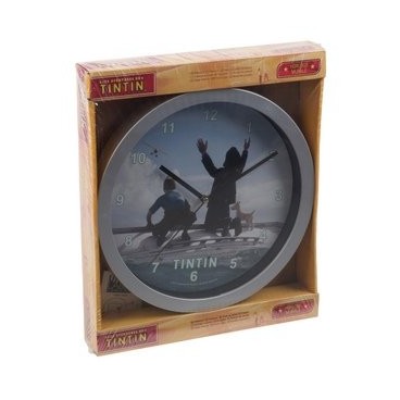 Horloge Tintin 26cm (Réf 1007 par lot de 24 pcs)