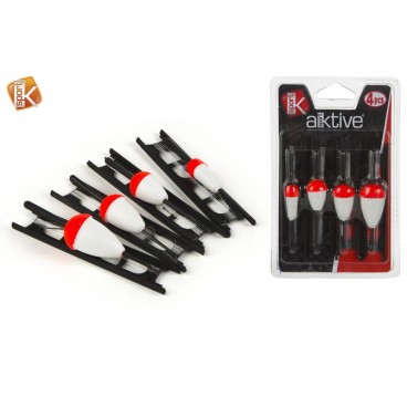 BLISTER 4 BOUCHONS PÊCHE ( 24 PIECES)