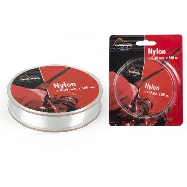BLISTER BOBINE NYLON PÊCHE ø0.30 X 500 M ( 48 PIECES)