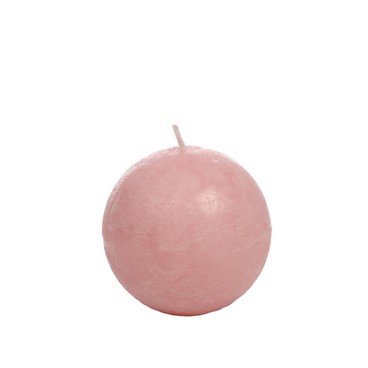Bougie boule gm rose clair (Réf 93477 par lot de 24 pcs)