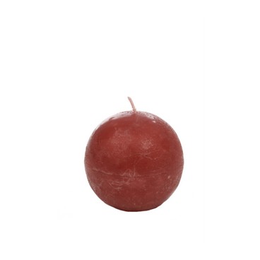 Bougie boule pm framboise (Réf 93498 par lot de 24 pcs)