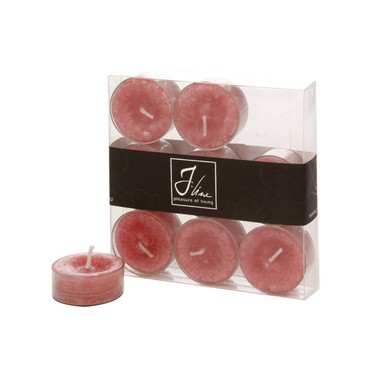 Boîte de 9 bougies framboise (Réf 93501 par 24 btes de 9 pcs)