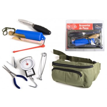 SET ACCESSOIRES PÊCHE ( 4 PIECES)