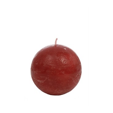 Bougie boule gm framboise (Réf 93499 par lot de 24 pcs)