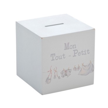 Tirelire enfant en bois (Réf 33015 par lot de 24 pcs)