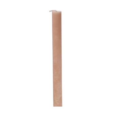Set 12 bougies saumon 25cm (Réf 83156 par 24 sets de 12 pcs)