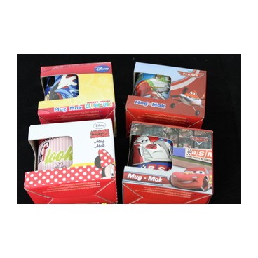 Mug licences assorties (Réf 1149 par lot de 24 pcs)