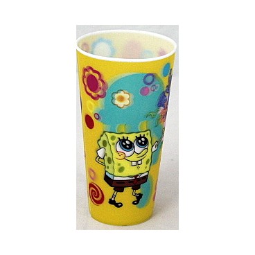 Verre relief Bob l'éponge (Référence: 700mlbob-Colisage: 96)