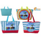 SAC DE PLAGE - PARADISE - 3 ASS - 54X18X33CM ( 12 PIECES)