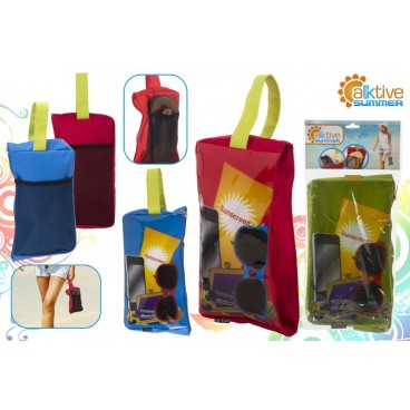PETIT SAC PLAGE SANDALES AKTIVE - 3 ASS - 27X15X7 CM ( 24 PIECES)