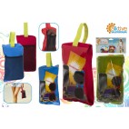 PETIT SAC PLAGE SANDALES AKTIVE - 3 ASS - 27X15X7 CM ( 24 PIECES)
