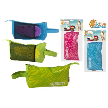 PETIT SAC DE PLAGE SANDALES - SUMMER - 3 ASS - 27X7X15CM ( 24 PIECES)