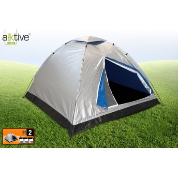 TENTE CAMPING - 2 PERSONNES - 200X120X100 CM ( 4 PIECES)