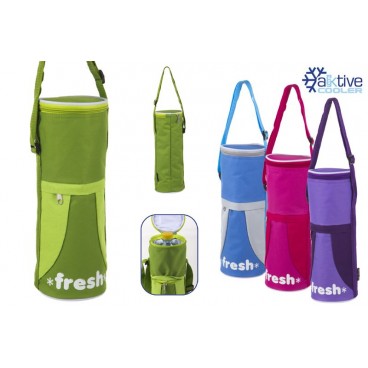 SAC ISOTHERME BOUTEILLE FRESH 4 ASS - 33X12.5 ( 12 PIECES)