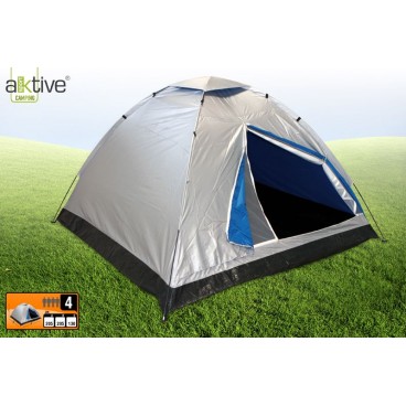 TENTE CAMPING - 4 PERSONNES - 205X205X130 CM ( 2 PIECES)