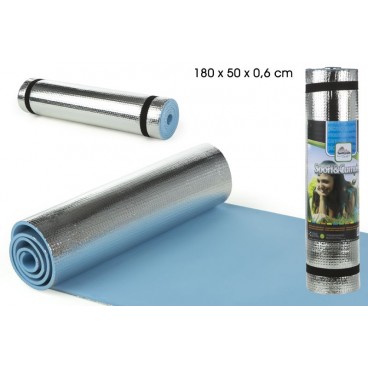 TAPIS ISOLANT CAMPING ALUMINIUM 180X50X0.6 ( 12 PIECES)