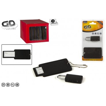 BLISTER CADENAS COMBINAISON ET IDENTITÉ - AKTIVE TRAVEL ( 48 PIECES)