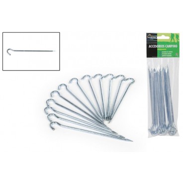 12 PIQUETS CAMPING ( 24 PIECES)
