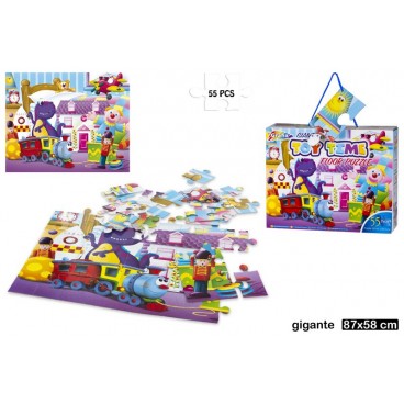 PUZZLE SOL GÉANT - TOYTIME - 55 PCS ( 12 PIECES)