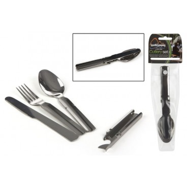 SET COUVERTS CAMPING ( 24 PIECES)