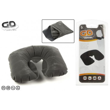 BLISTER OREILLER GONFLABLE DE VOYAGE - AKTIVE TRAVEL 2 ASS ( 24 PIECES)