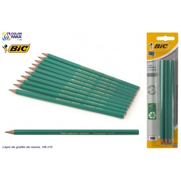 890274 BLISTER 10 PCS CRAYONS GRAPHITE HB ( 25 PIECES)