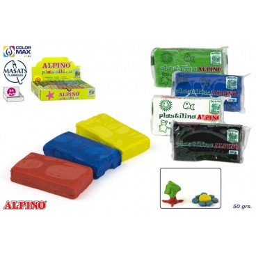 DP000915 - PÂTE À MODELER ALPINO 50GR COULEURS ASS ( 144 PIECES)