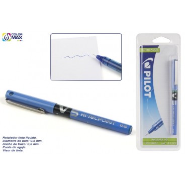 BL PILOT V-5 BLEU - ENCRE LIQUIDE ( 24 PIECES)