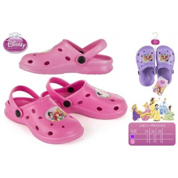 SABOT EVA - PRINCESSES TAILLES-24/26/28-2 ASS ( 12 PIECES)