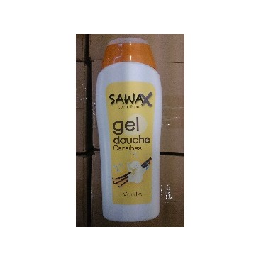 Gel Douche SAWAX 500ml Vanille (FR- Par 15 Piéces)