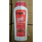 Gel Douche SAWAX 500ml Fruits Rouges (FR- Par 15 Piéces)