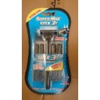 SUPER MAX SMX 3 1 RASOIR  3 LAMES + 10 RECHARGES (EU - 100 PCS)