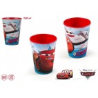 VERRE BASIQUE PLASTIQUE CARS 260ML (48 U)