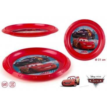 ASSIETTE BASIQUE PLASTIQUE CARS (48 U)