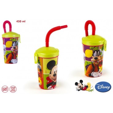 VERRE PLASTIQUE 450ML MICKEY (12 U)