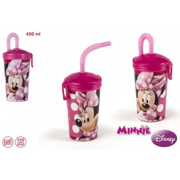 VERRE PLASTIQUE 450ML MINNIE (12 U)