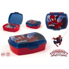 LUNCH BOX PLASTIQUE SPIDERMAN (24 U)
