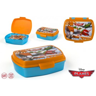 BOÎTE ALIMENTAIRE PLASTIQUE FUN PLANES (24 U)