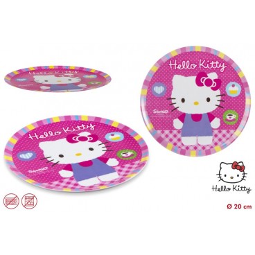 ASSIETTE MELAMINE HELLO KITTY (24 U)