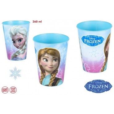 VERRE BASIQUE PLASTIQUE FROZEN 260ML (48 U)