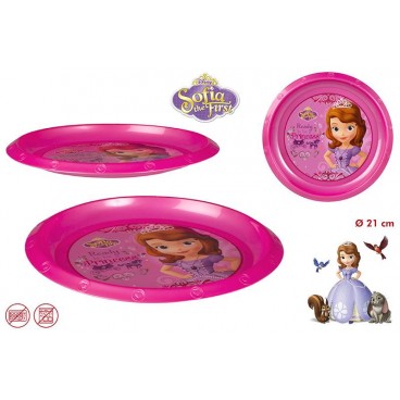 ASSIETTE BASIQUE PLASTIQUE SOFIA (48 U)