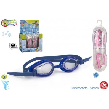 LUNETTES NATATION ENFANT POLYCARBONATE/SILICONE - AQUA SPORT ( 24 PIECES)