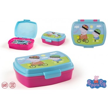 BOÎTE ALIMENTAIRE PLASTIQUE FUN PEPPA PIG (24 U)