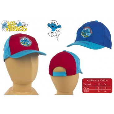 CASQUETTES SCHTROUMPF - T.52-54 - 2 ASS (24 U)