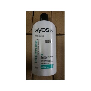 SYOSS Après-Shampooing Professionnel Moisture Intensive Care pour cheveux secs et fragiles 500ml (DE/FR - 6 PCS)